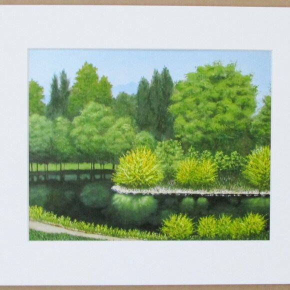 NWT Matted Art Print - "Tranquility" 11"x14" - Picture 1 of 1